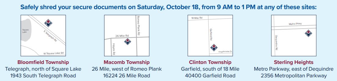 Shred day locations